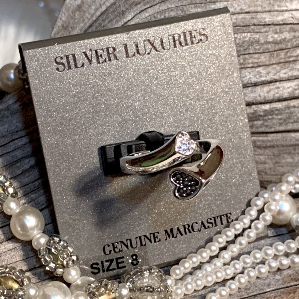 🍃Silver Luxuries® Women’s Silver Marcasite Ring🍃